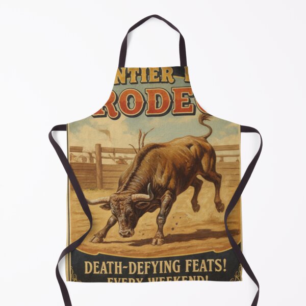 Item preview, Frontier Days Rodeo – Vintage Western Poster Art designed and sold by Art's Diner.