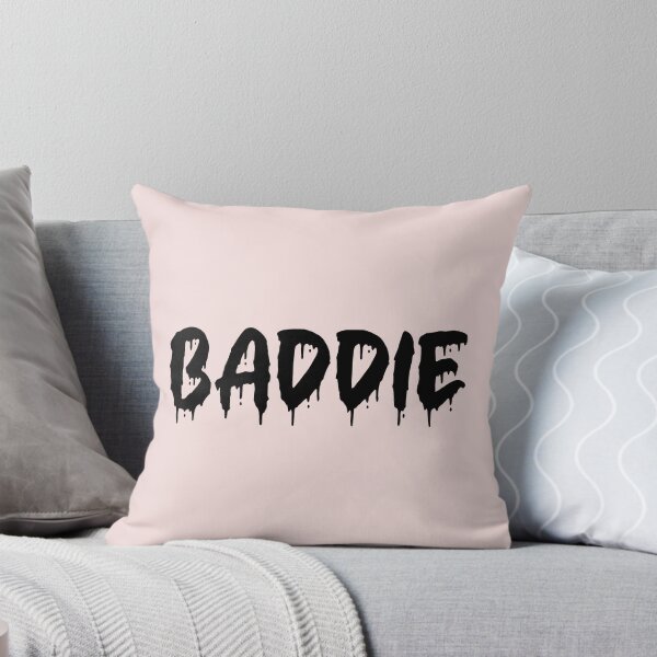 Item preview, BADDIE BLACK ON PINK BLOOD DRIP designed and sold by RomeArtCo.