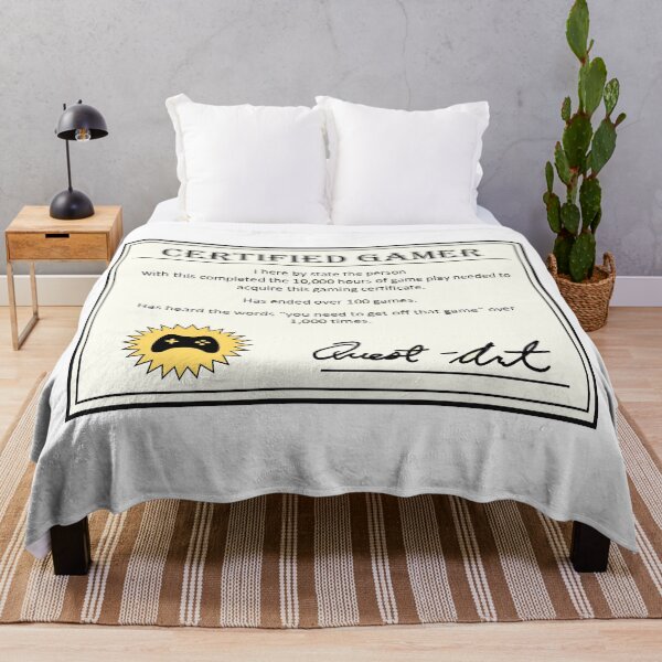 Item preview, Certified Gamer designed and sold by Quest-art.