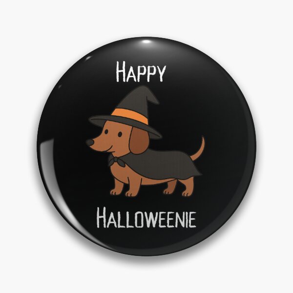 Item preview, Witchy Wiener Dog - Cute Halloween Dachshund in Witch Hat designed and sold by bruceygoosey84.