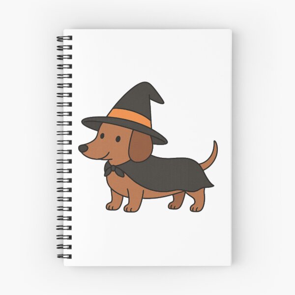 Item preview, Witchy Wiener Dog - Cute Halloween Dachshund in Witch Hat designed and sold by bruceygoosey84.