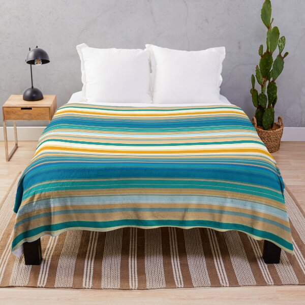 Item preview, Deep Ocean Sun Light Stripe Seamless Repeat designed and sold by Sharon Schwalbe.