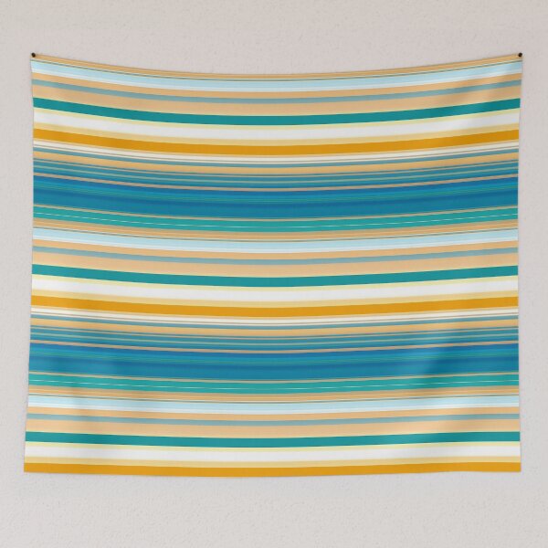 Item preview, Deep Ocean Sun Light Stripe Seamless Repeat designed and sold by Sharon Schwalbe.