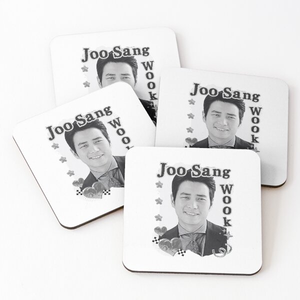Item preview, Joo Sang-wook Korean Actor Kdrama Black and White Collage Digital Art Portrait designed and sold by AJUNICE STUDIO.