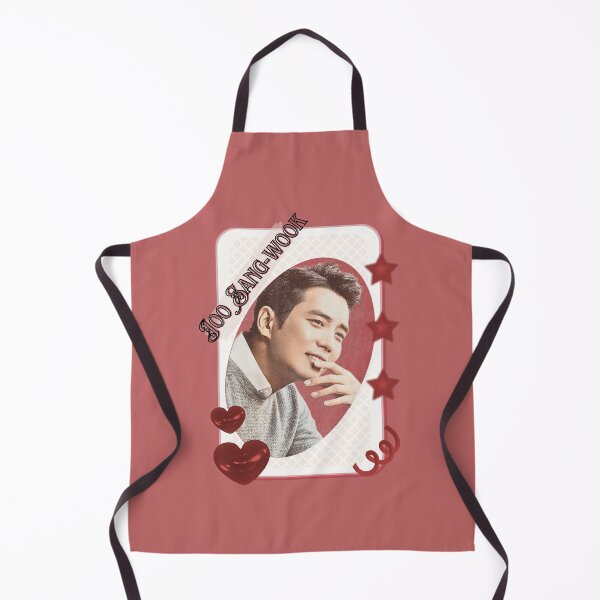 Item preview, Joo Sang-wook Korean Actor Kdrama Card Red Aesthetic Collage Design designed and sold by AJUNICE STUDIO.
