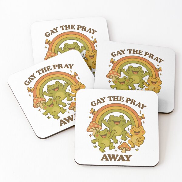 Item preview, Gay The Pray Away | Retro Froggy LGBTQ+ Humor Design | Playful Pride Illustration | Satirical Queer Art designed and sold by PaintedPixels01.