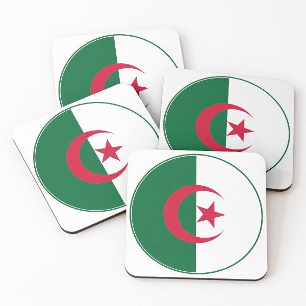 Item preview, Algeria Flag Circle Star Crescent Design designed and sold by NTGUILTY.