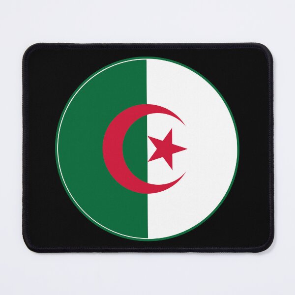 Item preview, Algeria Flag Circle Star Crescent Design designed and sold by NTGUILTY.
