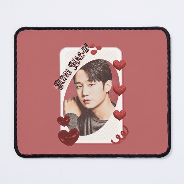 Item preview, Jung Hae-in Korean Actor Kdrama Card Red Aesthetic Collage Design designed and sold by AJUNICE STUDIO.