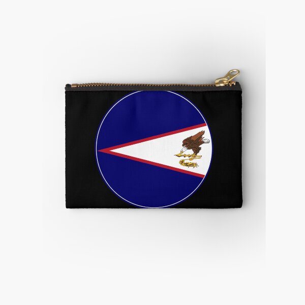 Item preview, American Samoa Flag Round Eagle Design designed and sold by NTGUILTY.