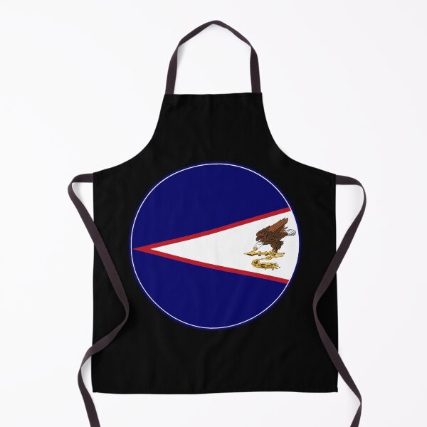 Item preview, American Samoa Flag Round Eagle Design designed and sold by NTGUILTY.