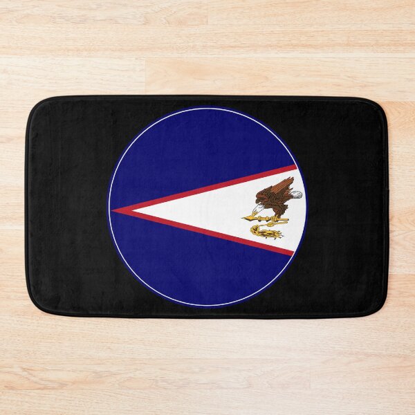 Item preview, American Samoa Flag Round Eagle Design designed and sold by NTGUILTY.