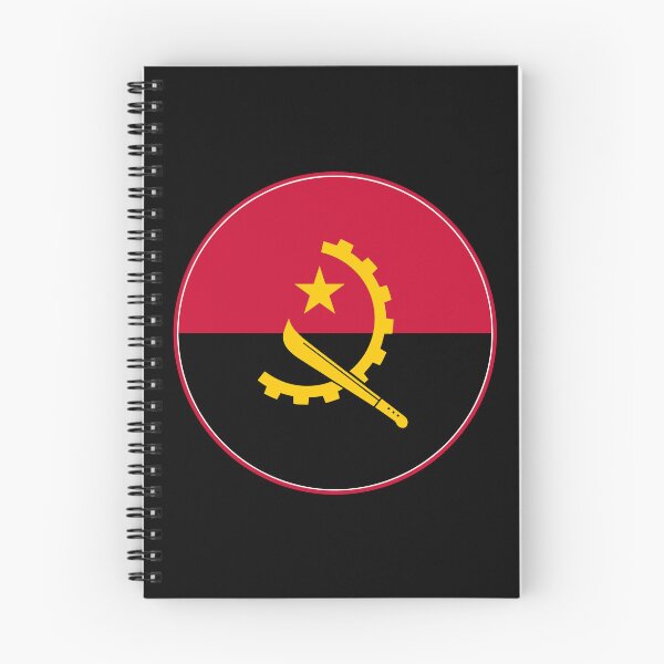 Item preview, Angola Flag Circle Machete Gear Star Design designed and sold by NTGUILTY.