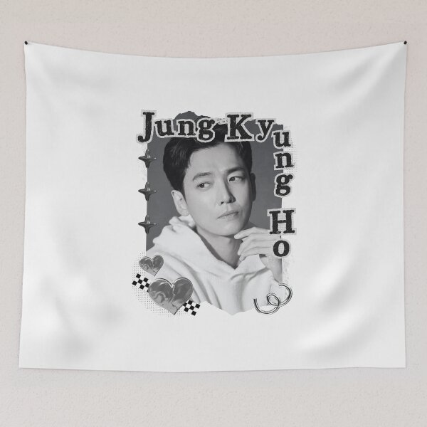 Item preview, Jung Kyung-ho Korean Actor Kdrama Black and White Collage Digital Art Portrait designed and sold by AJUNICE STUDIO.