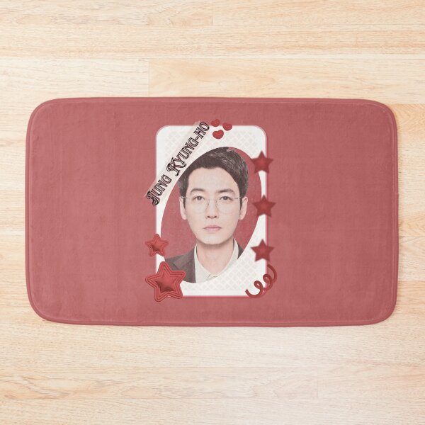Item preview, Jung Kyung-ho Korean Actor Kdrama Card Red Aesthetic Collage Design designed and sold by AJUNICE STUDIO.