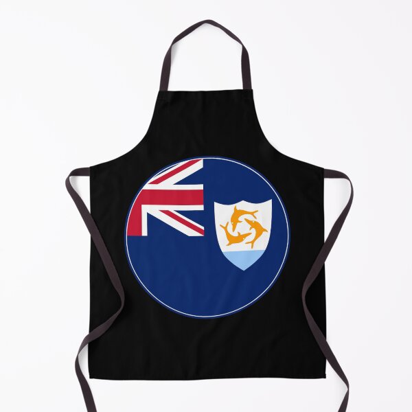 Item preview, Anguilla Flag Circle Dolphins Union Jack Design designed and sold by NTGUILTY.