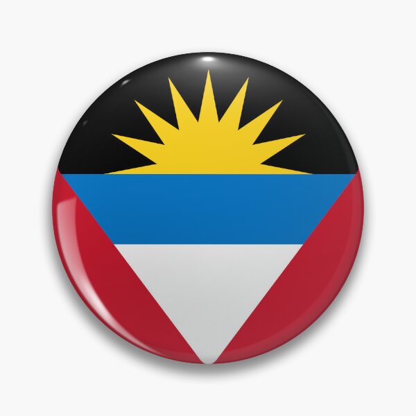Item preview, Antigua and Barbuda Flag Sun Rising Circle designed and sold by NTGUILTY.