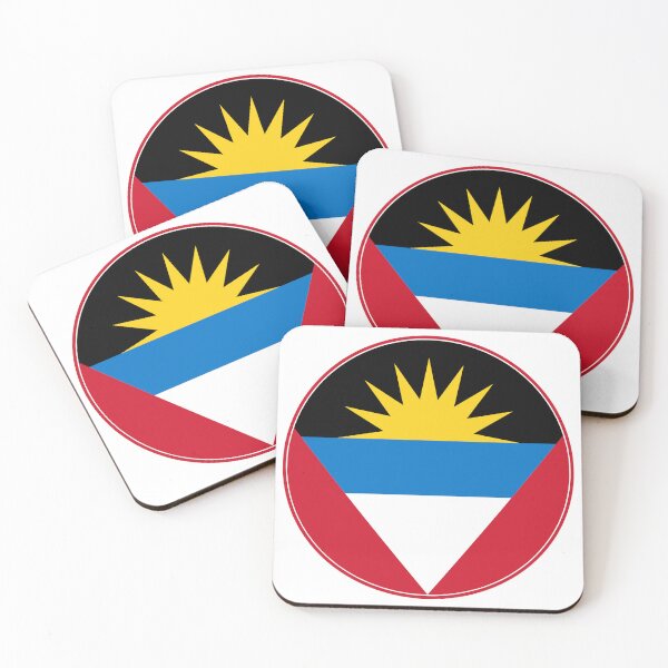 Item preview, Antigua and Barbuda Flag Sun Rising Circle designed and sold by NTGUILTY.