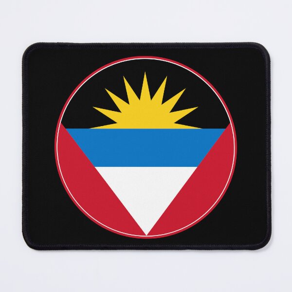 Item preview, Antigua and Barbuda Flag Sun Rising Circle designed and sold by NTGUILTY.