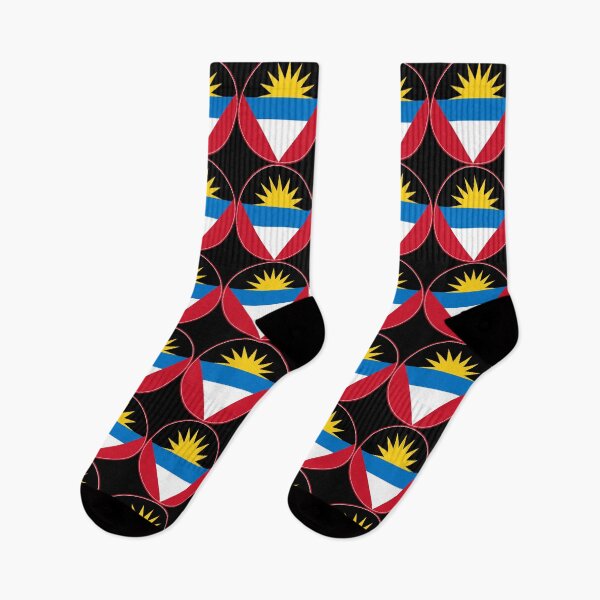 Item preview, Antigua and Barbuda Flag Sun Rising Circle designed and sold by NTGUILTY.