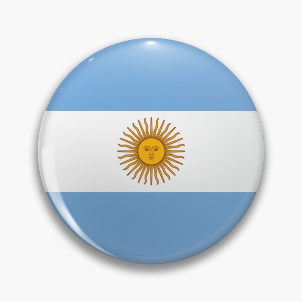 Item preview, Argentina Flag Circle Sun of May Design designed and sold by NTGUILTY.