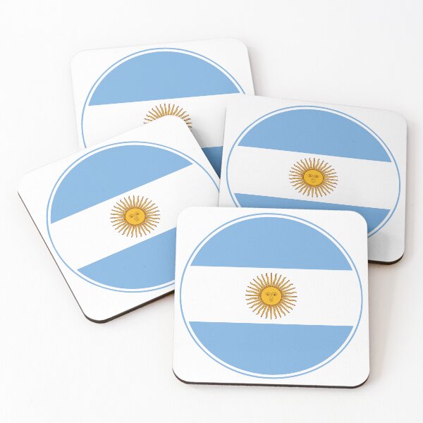 Item preview, Argentina Flag Circle Sun of May Design designed and sold by NTGUILTY.