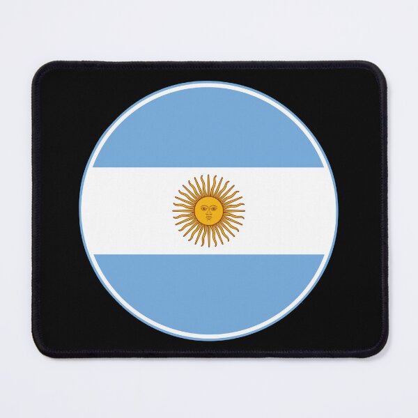 Item preview, Argentina Flag Circle Sun of May Design designed and sold by NTGUILTY.