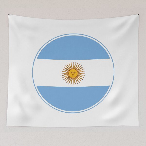Item preview, Argentina Flag Circle Sun of May Design designed and sold by NTGUILTY.
