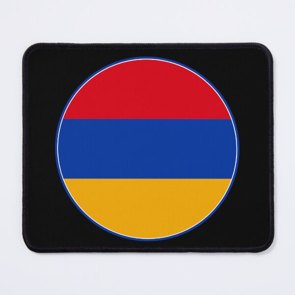 Item preview, Armenia Flag Circle Red Blue Orange Design designed and sold by NTGUILTY.