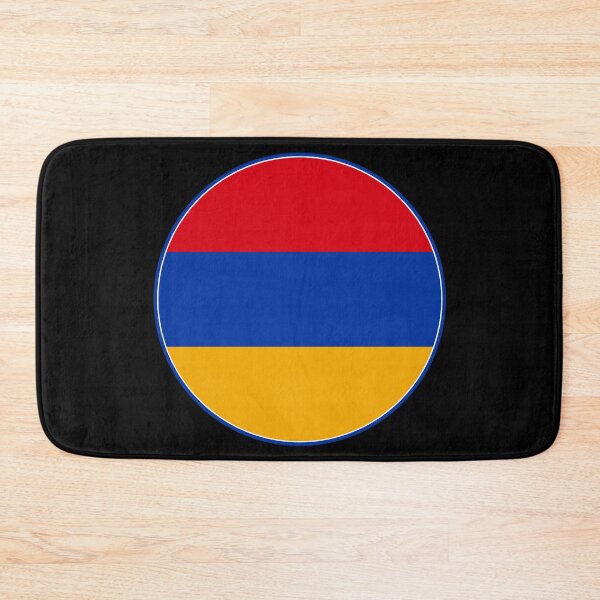 Item preview, Armenia Flag Circle Red Blue Orange Design designed and sold by NTGUILTY.
