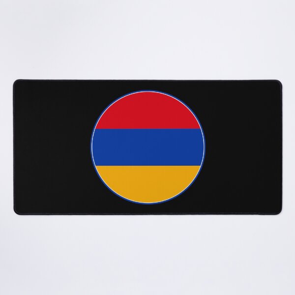 Item preview, Armenia Flag Circle Red Blue Orange Design designed and sold by NTGUILTY.