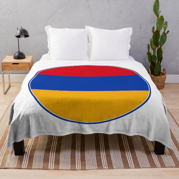 Item preview, Armenia Flag Circle Red Blue Orange Design designed and sold by NTGUILTY.