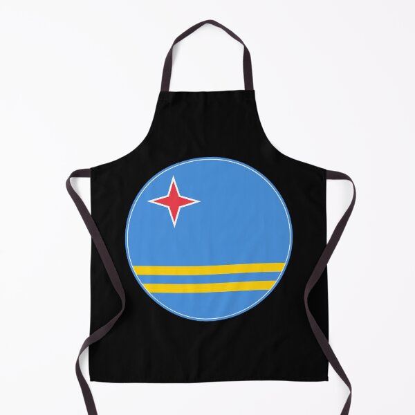 Item preview, Aruba Flag Circle Red Star Yellow Stripes designed and sold by NTGUILTY.