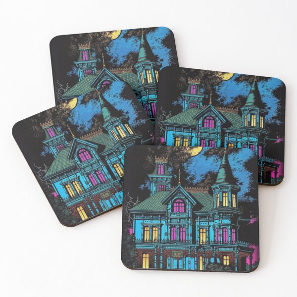 Item preview, Black Light Style Haunted House designed and sold by WigOutlet.