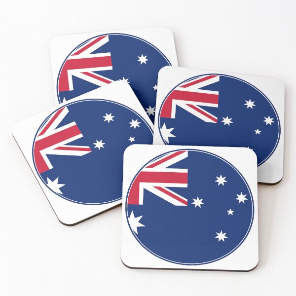 Item preview, Australia Flag Circle Southern Cross Union Jack designed and sold by NTGUILTY.