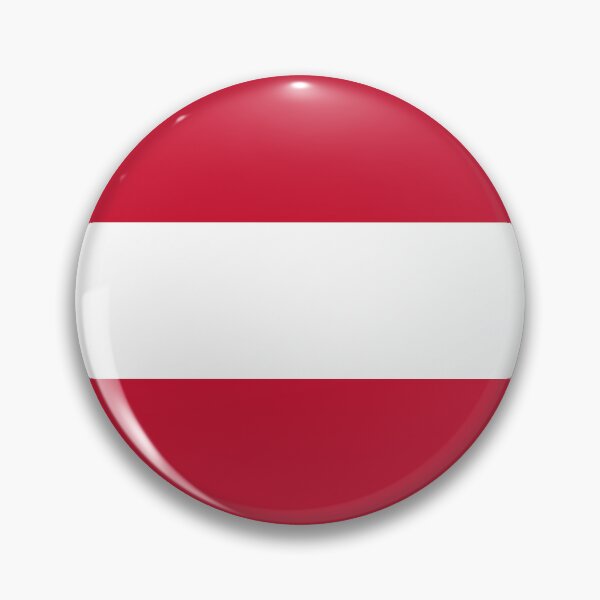 Item preview, Austria Flag Circle Red White Red Stripes designed and sold by NTGUILTY.