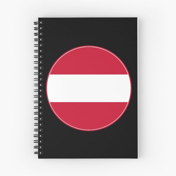 Item preview, Austria Flag Circle Red White Red Stripes designed and sold by NTGUILTY.