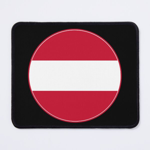 Item preview, Austria Flag Circle Red White Red Stripes designed and sold by NTGUILTY.