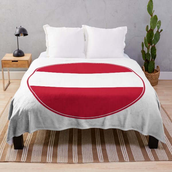 Item preview, Austria Flag Circle Red White Red Stripes designed and sold by NTGUILTY.