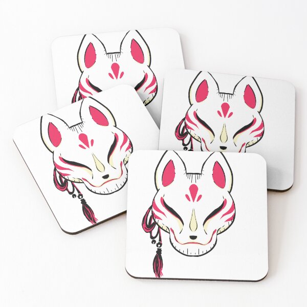 Item preview, Kitsune Mask – Japanese Fox Spirit Art designed and sold by Hezteiner.