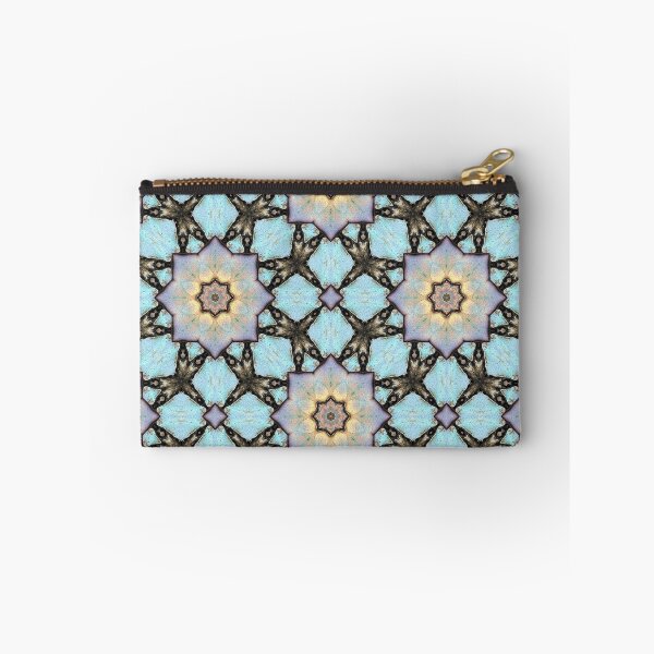 Item preview, Light Blue and Bronze Stone Geometry Natural Texture designed and sold by patternarya.