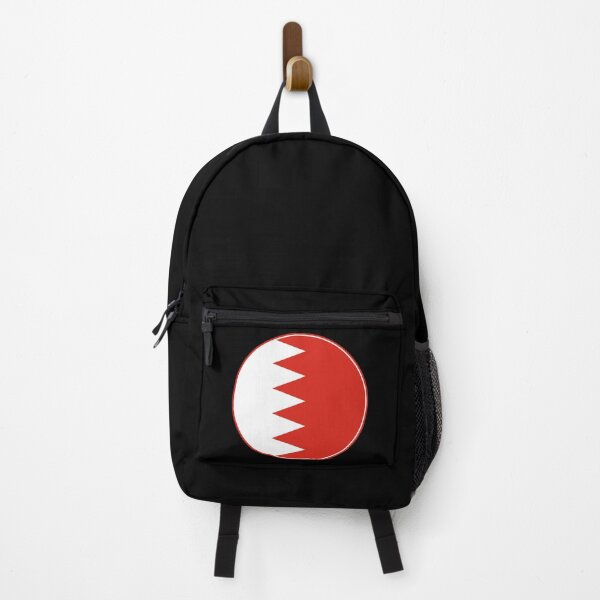 Item preview, Bahrain Flag Circle Red White Zig Zag Design designed and sold by NTGUILTY.