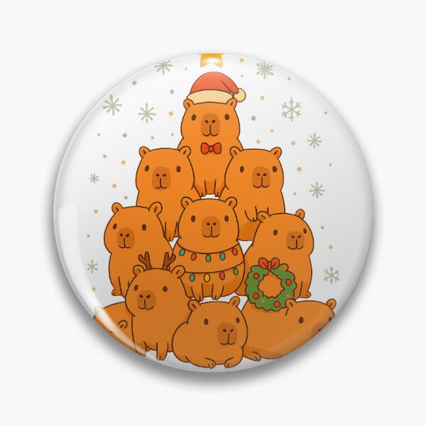 Item preview, Capybara Christmas Tree – Cute Festive Holiday Design designed and sold by CapyToon.