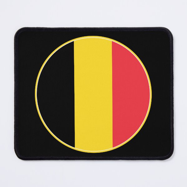 Item preview, Belgium Flag Circle Black Yellow Red Design designed and sold by NTGUILTY.