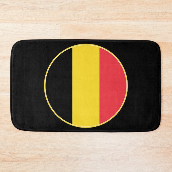 Item preview, Belgium Flag Circle Black Yellow Red Design designed and sold by NTGUILTY.
