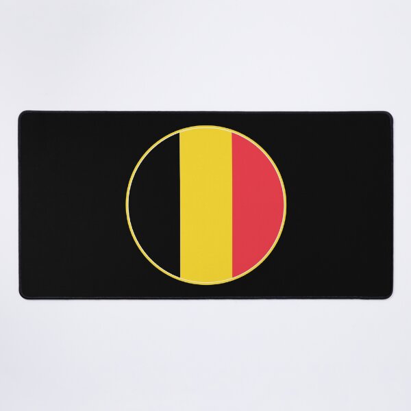 Item preview, Belgium Flag Circle Black Yellow Red Design designed and sold by NTGUILTY.