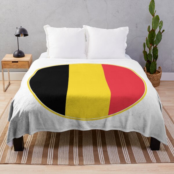 Item preview, Belgium Flag Circle Black Yellow Red Design designed and sold by NTGUILTY.