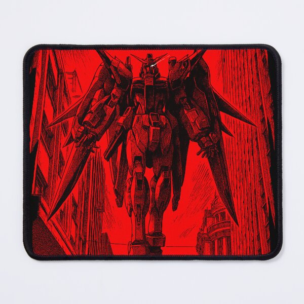 Item preview, Destiny Gundam Digital Artwork ink red designed and sold by sabartgunpla.