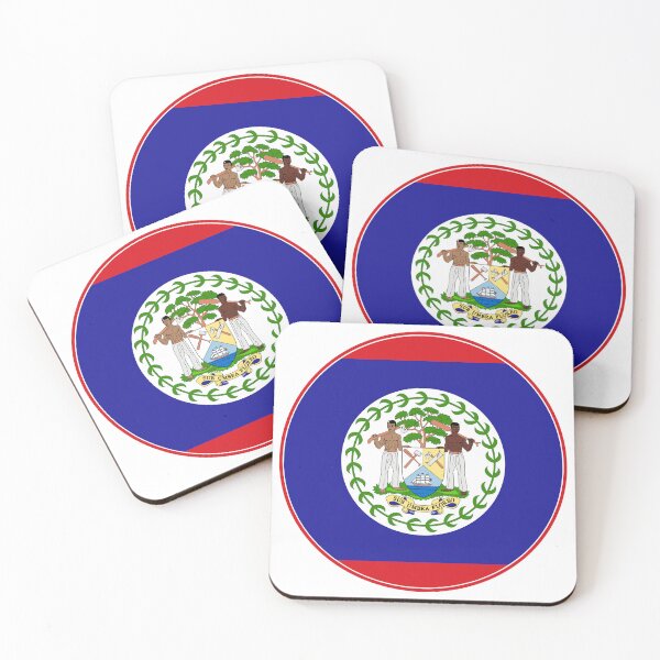 Item preview, Belize Flag Circle Coat of Arms Design designed and sold by NTGUILTY.