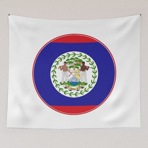 Item preview, Belize Flag Circle Coat of Arms Design designed and sold by NTGUILTY.